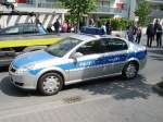 Ein Opel Vectra der Polizei in Frankfurt am Main am 28.05.11