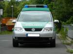 VW Touran I - im Dienst der Polizei am 25.06.2014 