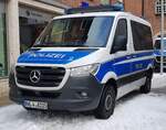 =MB Sprinter der LaPo Baden-Württemberg steht im Dezember 2023 in Ulm