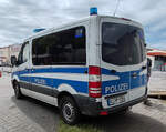 =MB Sprinter der LaPo HESSEN steht auf dem Hessentagsgel�nde in Fulda, 06-2026
