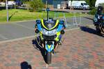 Polizei Hessen BMW Motorrad am 16.09.23 bei der Polizeischau in Bad Soden Salmünster
