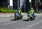 Polizei Hessen BMW R-Reihe der Motorradstaffel beim Radrennen in Frankfurt am Main am 01.05.26
