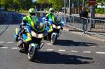 Polizei Hessen BMW R-Reihe der Motorradstaffel beim Radrennen in Frankfurt am Main am 01.05.26
