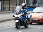 BMW der Thüringer Polizei unterwegs in Jena, Oktober 2010