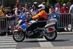 BMW R 1250 RT, der Polizei von Luxemburg, war bei der Militärparade in Luxemburgstadt dabei.