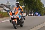 Mehrere BMW RT Motorr�der, der luxemburgischen Polizei waren bei der Skoda Tour de Luxemburg im Einsatz.