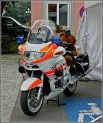Auch dieses Motorrad mit dem Maskotchen waren in Diekirch zu sehen.