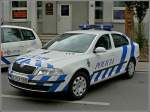Dieser Skoda Octavia, der portugisichen Polizei war auch in Diekirch zu sehen.