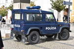 Land Rover als Fahrzeug der portugiesischen Polizei PSP; das gleiche Fahrzeug habe ich übrigens bereits am 05.05.2014 (s.