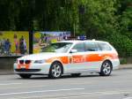 Kantons Polizei BERN unterwegs mit einem BMW in Nidau am 08.08.2010