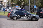 VW Golf der Unipol, einer Spezialeinheit der Policía Local von Santa Cruz de Tenerife (Santa Cruz de Tenerife/Spanien, 29.03.2016)