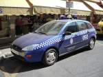 Ford Focus der spanischen Policia Local, gesehen 09/2009 in der Nhe von Malaga/Spanien.