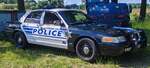 =Ford Polizeifahrzeug von der Spokane Valley Police, gesehen beim US-CAR-TREFFEN in Bardowick, 06-2024