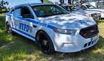 =Ford Polizeifahrzeug von der NYPD-Police, gesehen beim US-CAR-TREFFEN in Bardowick, 06-2024