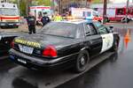 Ford Crown Victoria P71 US Police Car am 18.04.26 beim Blaulichttag im Henschel Museum Kassel