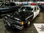 Dieser Chevrolet Capriche US Polizeifahrzeug wurde auf dem Auto, Motor und Tuning Show ausgestellt (23.