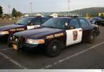 Ford Crown Victoria  Minnesota State Patrol , aufgenommen am 31. August 2013 in Duluth, Minnesota / USA.