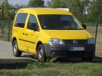 VW Caddy 2.0 der Deutsche Post AG, Seehausen 20.09.2009