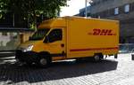 Iveco von DHL steht im Juli 2018 in Fulda
