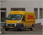 Fiat Kleintransporter eines Paketliefer Dienstes aufgenommen am 26.03.2013.