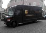 =Auslieferungsfahrzeug von UPS unterwegs in Fulda, April 2017 	
