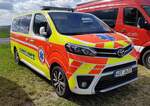 =Toyota ProAce des privaten tschechischen Rettungsdienstes  MEDICAL SERVICE DAVEPO  aus Rudna,   gesehen in Fulda anl.