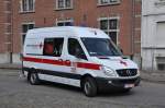Gertewagen SEG Mercedes-Benz Sprinter von das Belgisches Rotes Kreuz Zone Lige, Aufnahme am 21.07.2012 in Brussel aus Anlass des Nationalfeiertags     