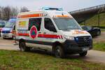 ASB Mercedes Benz Sprinter KTW (Sama Frankfurt 61/93-5) am 21.03.26 bei der FRARescueFusion