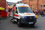 ASB Regionalverband Kassel-Nordhessen Mercedes Benz Sprinter 519 CDI (Sama Kassel-Nordhessen 25/93-1) am 18.04.26 beim Blaulichttag in Henschel Museum