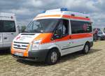 =Ford Transit des BRK Bereitschaft MILTENBERG-BÜRGSTADT unterwegs auf dem Parkgelände der RETTmobil Fulda im Mai 2019