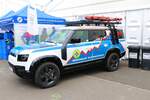 Bergwacht Schwarzwald Land Rover Defender am 12.05.23 auf dem Rettmobil in Fulda