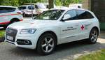 =Audi A3 als Dienstfahrzeug des DRK Fulda, gesehen beim  Roten Sommer  2018 in Fulda.