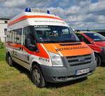 =Ford Transit vom DRK Betreuungsdienst des Landkreises MAYEN-KOBLENZ abgestellt auf dem Parkplatzgelände der RettMobil 2022 in Fulda, 05-2022