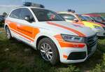 =Audi Q 5 quattro des DRK UELZEN steht auf dem Parkplatz der Fuldaer Rettmobil im Mai 2022