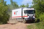 Rettmobil Offroad Parkour mit DRK Scania 460R XT am 17.05.25