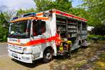 DRK OV Trebur Mercedes Benz Atego 822D GW-Rett (Rotkreuz Gerau 16/59) am 18.05.25 beim Jubiläum der DRK Wallerstädten