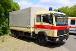 DRK Groß Gerau Mercedes Benz LKW am 18.05.25 beim Jubiläum der DRK Wallerstädten
