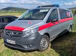 =MB Vito vom DRK KV RHEINGAU-TAUNUS, gesehen auf dem Parkplatz der 2025er Rettmobil in Fulda