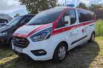 =Ford Transit Custom des DRK OV BIETIGHEIM, abgestellt auf dem Parkplatz der 2025er Rettmobil in Fulda