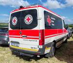 =MB Sprinter von DRK KV STUTTGART Bereitschaft DEGERLOCH, steht auf dem Parkplatz der 2025er Rettmobil in Fulda