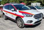 =Ford Kuga AWD vom DRK HÜNFELD steht auf dem Ausstellungsgelände anl. der Feierlichkeiten  100 Jahre Feuerwehr HÜNFELD  im Juni 2025