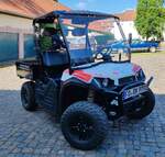 =Quad des DRK FULDA, eingesetzt bei der Oldtimerausstellung bei Schloss Fasanerie, 06-2025