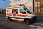 DRK Frankfurt Mercedes Benz Sprinter KTW (Rotkreuz Frankfurt 62/93-6) am 21.03.26 bei der FRARescueFusion