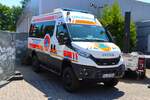 DRK Kreisverband Fulda IVECO Daily MTW (Rotkreuz Fulda 9/19-1)  am 20.06.26 auf dem Hessentag in Fulda