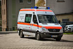 Hier zusehen gibt es den MB Sprinter 313 CDI als Notfallkrankentransportwagen (N-KTW) der DRK Bereitschaft Bad Schwartau.