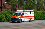DRK Mercedes Benz Sprinter RTW am 16.07.26 in Ludwigshafen 