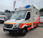 =MB Sprinter Rettungsdienstfahrzeug des Landkreises Fulda im Dienst des DRK Fulda, ausgestellt auf dem Hessentagsgel�nde in Fulda im Juni 2026
