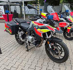 =BMW GS, als Einsatzfahrzeug des DRK Fulda, ausgestellt beim Hessentag in Fulda, 06-2026