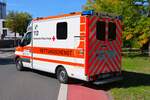 DRK Rettungsdienst Kreis Offenbach Mercedes Benz Sprinter RTW (Rot Kreuz Kreis Offenbach 9/84-1) mit System Strobel Aufbau am 06.09.26 in Heusenstamm