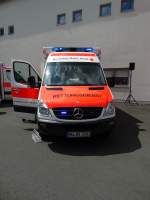 DRK Mercedes Benz Sprinter RTW am 01.06.14 am Tag der Offenen Tür der Feuerwehr Hanau Mitte